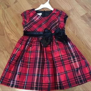 Bonnie Jean Short Sleeve Holiday Dress